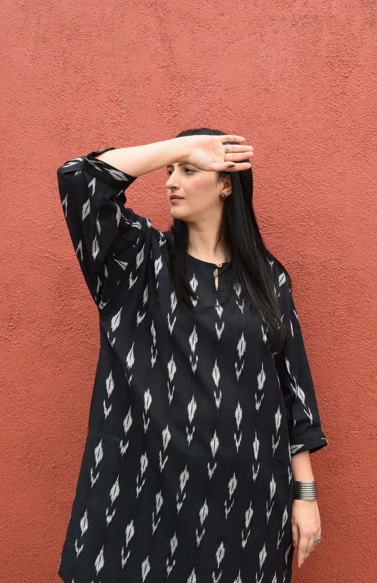 Black Ikat Antifit co-ord set