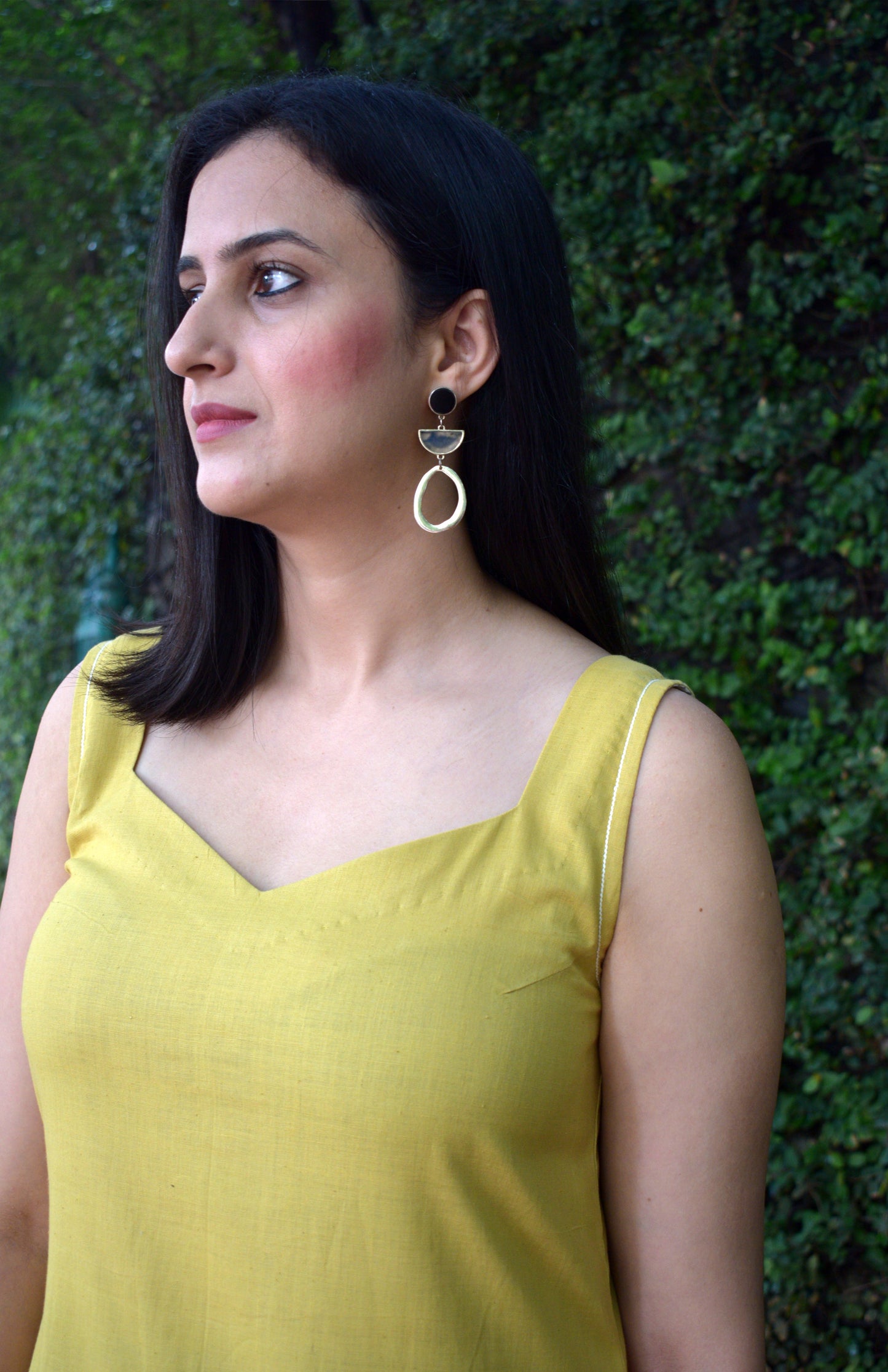 Sleeveless A-line handspun dress | Rescue