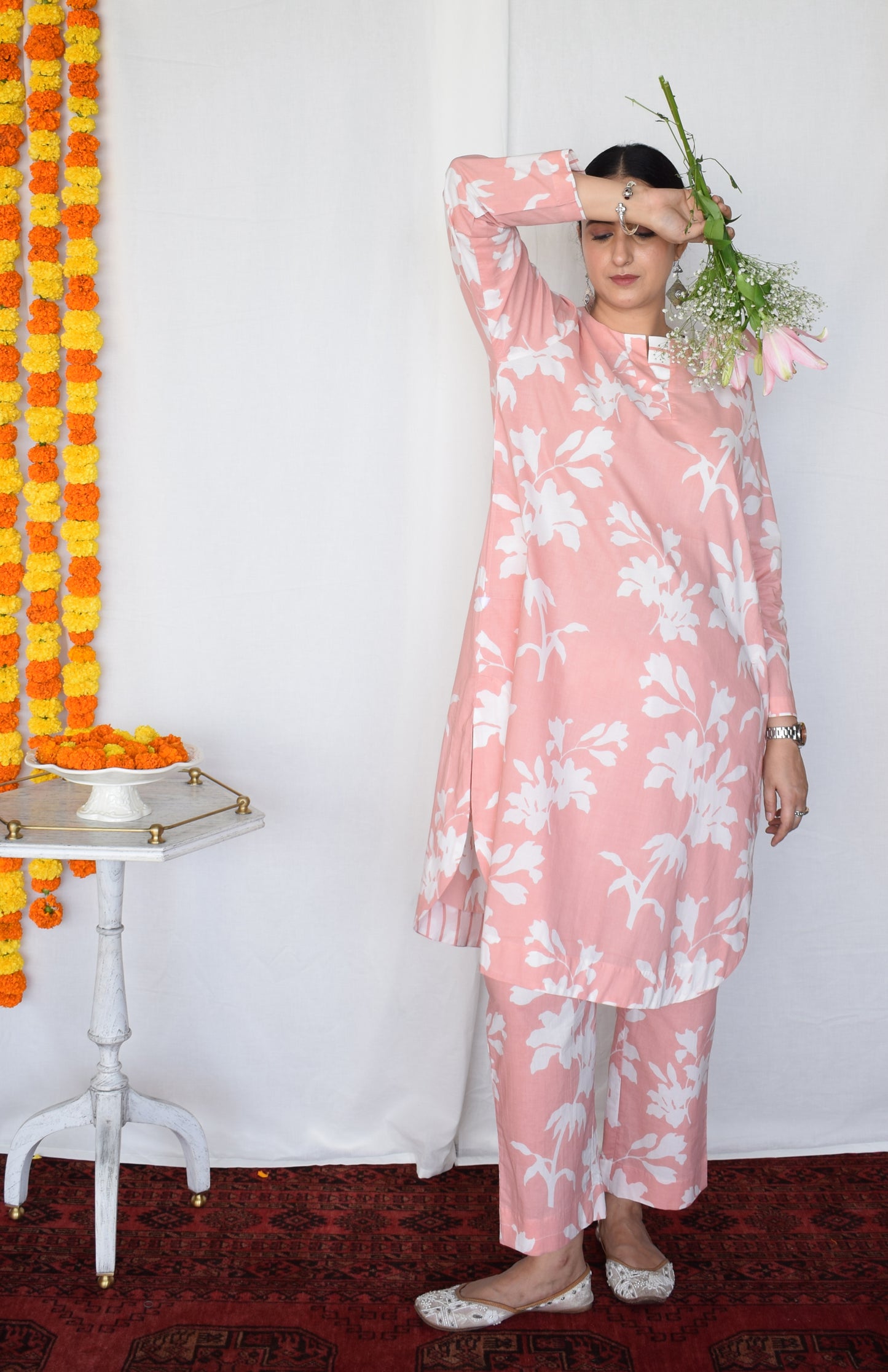 Pink Floral Co-Ord Set