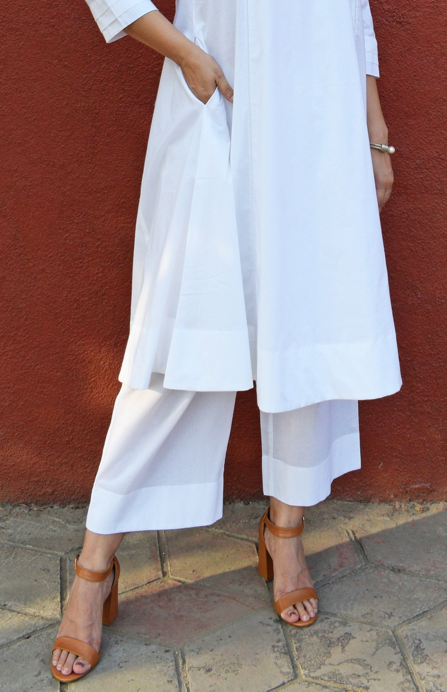 Sunkissed White and Black Basic Pyjama- Set of 2
