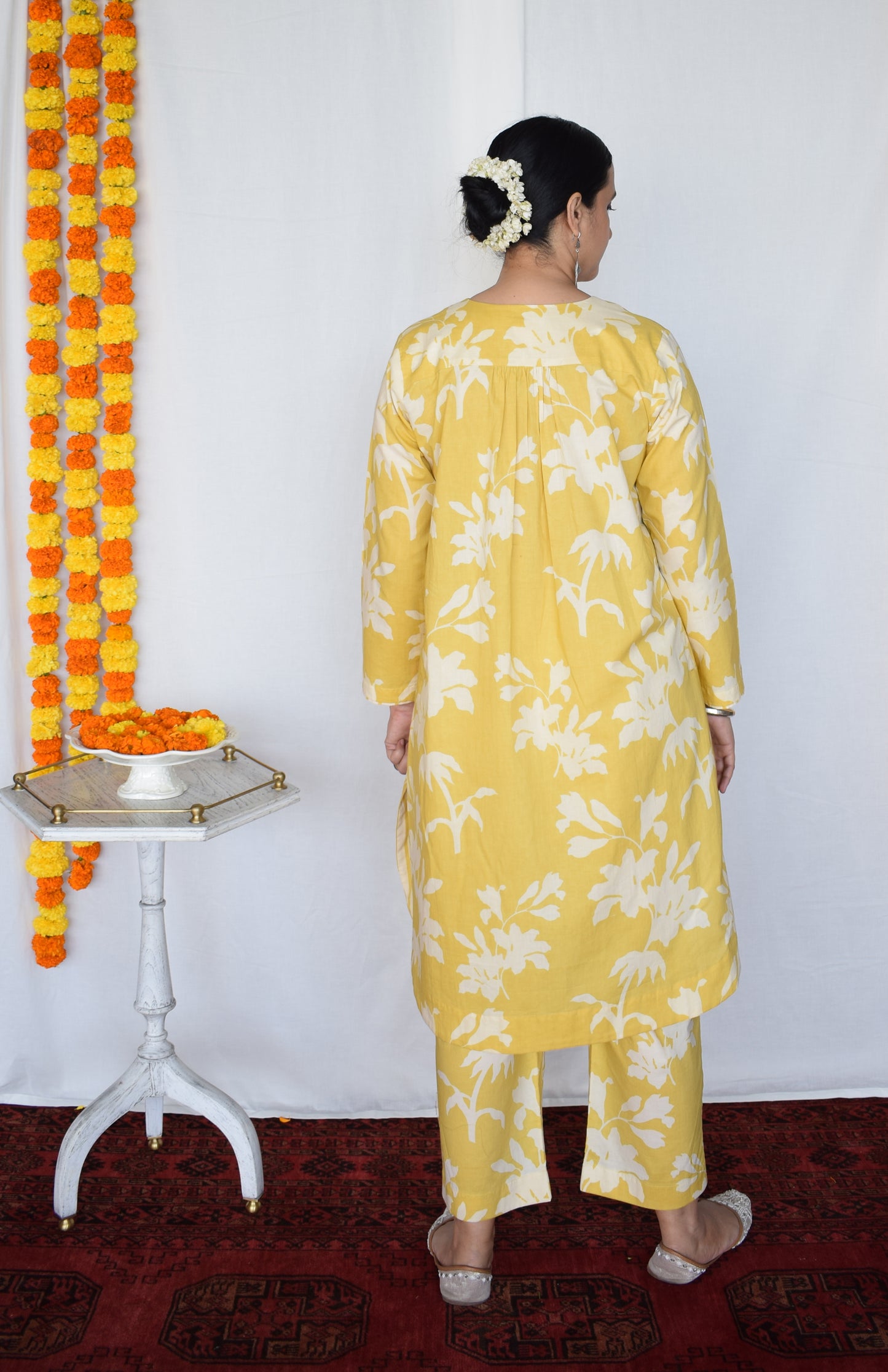 Black Floral Co-Ord Set