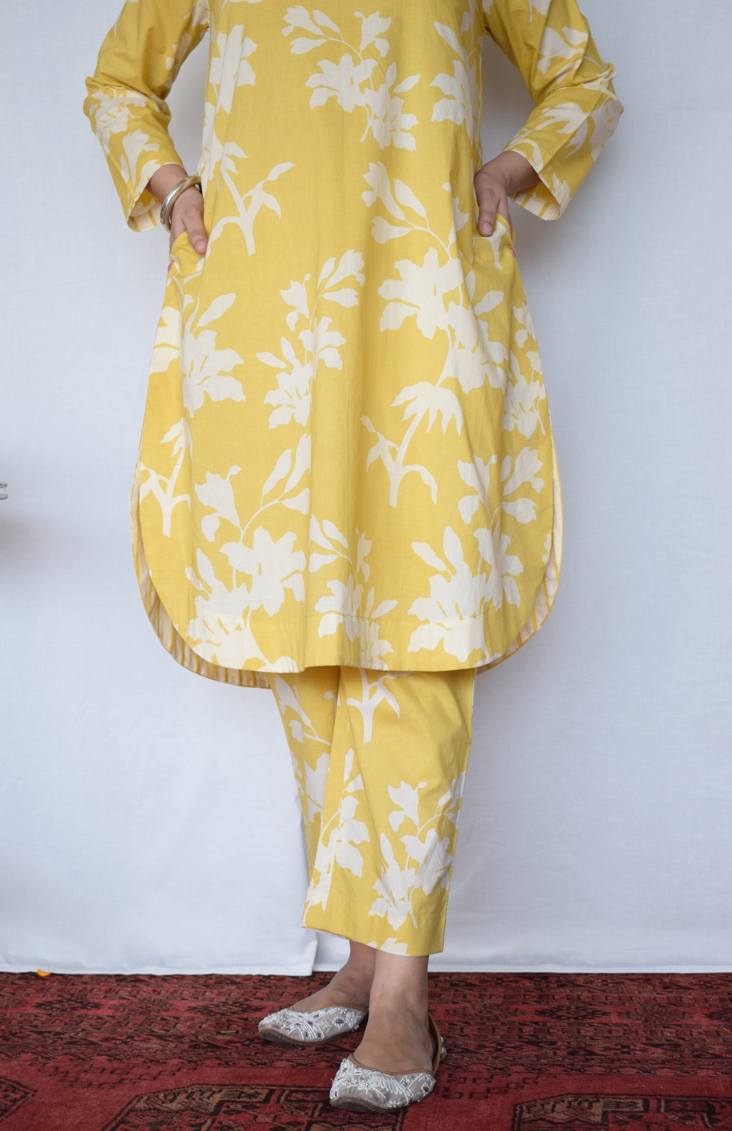 Yellow Floral Co-Ord Set