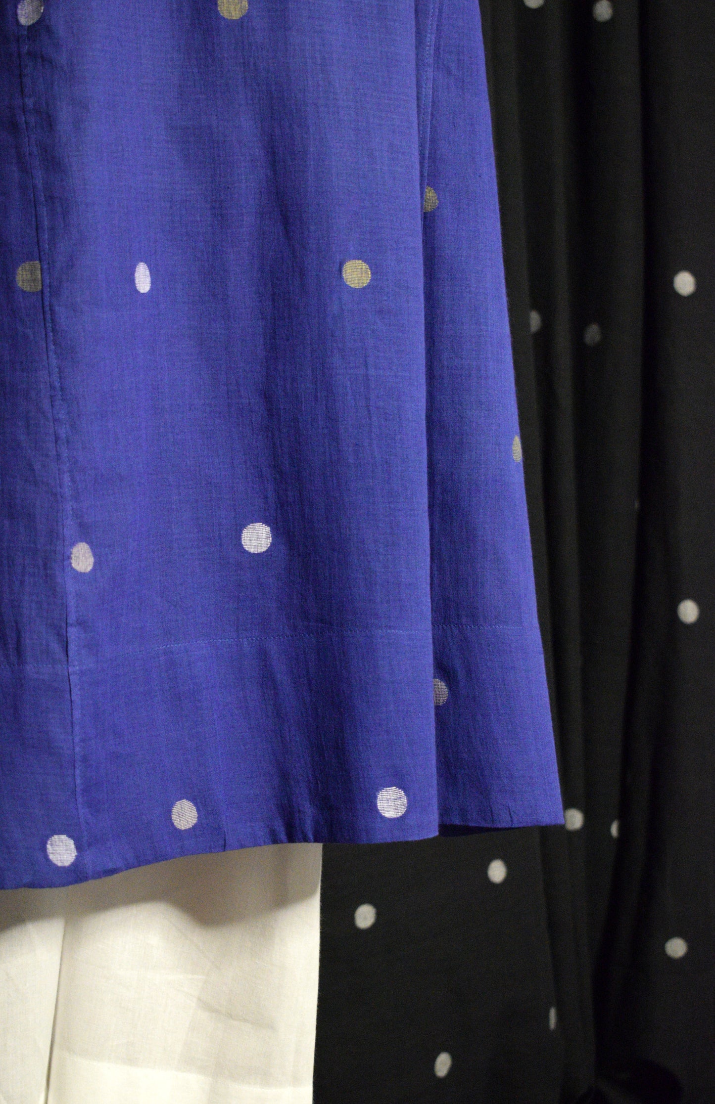 Blue Jamdani Phiran
