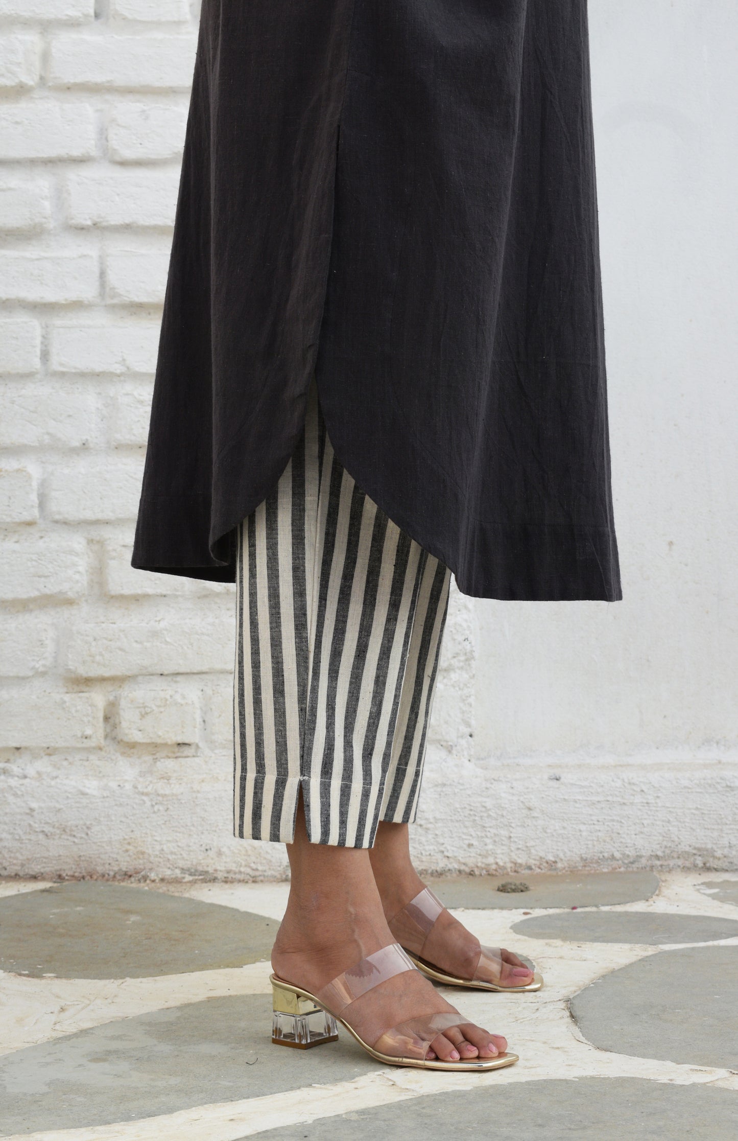 Striped Kala cotton Trousers