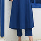 Midnight blue straight leg cotton pyjama
