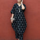 Black Ikat choga and pants