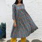 Yellow straight leg cotton pyjama