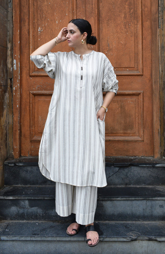 Salt and Pepper Antifit Co-ord Set