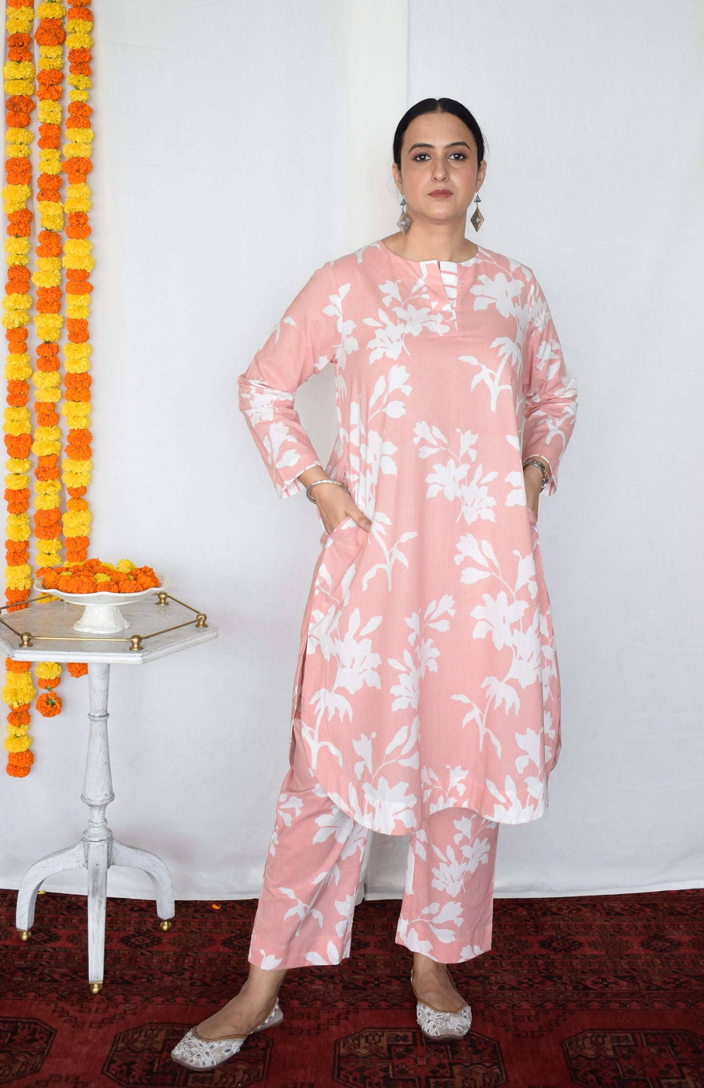 Pink Floral Co-Ord Set