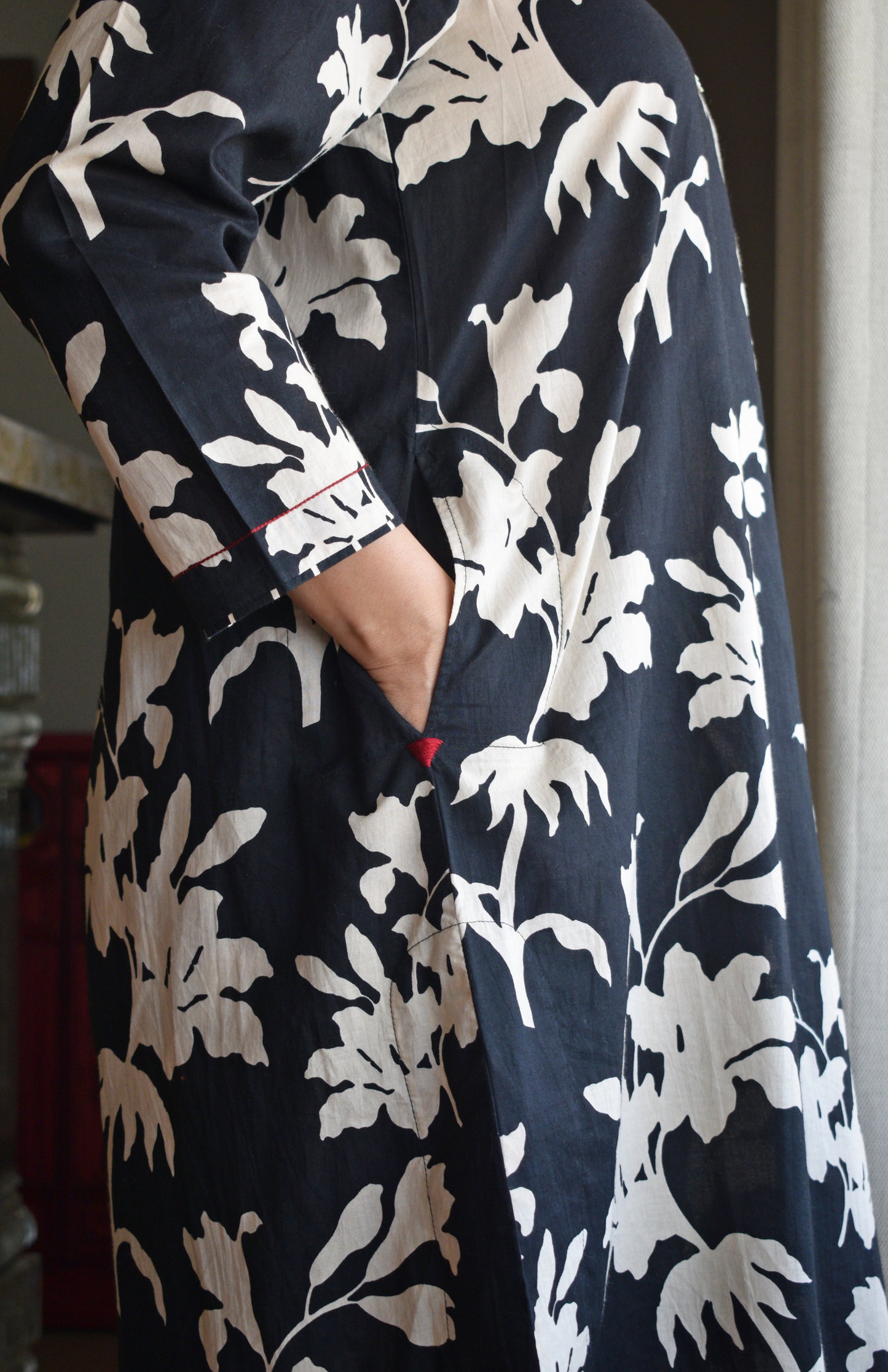 Black Floral Co-Ord Set