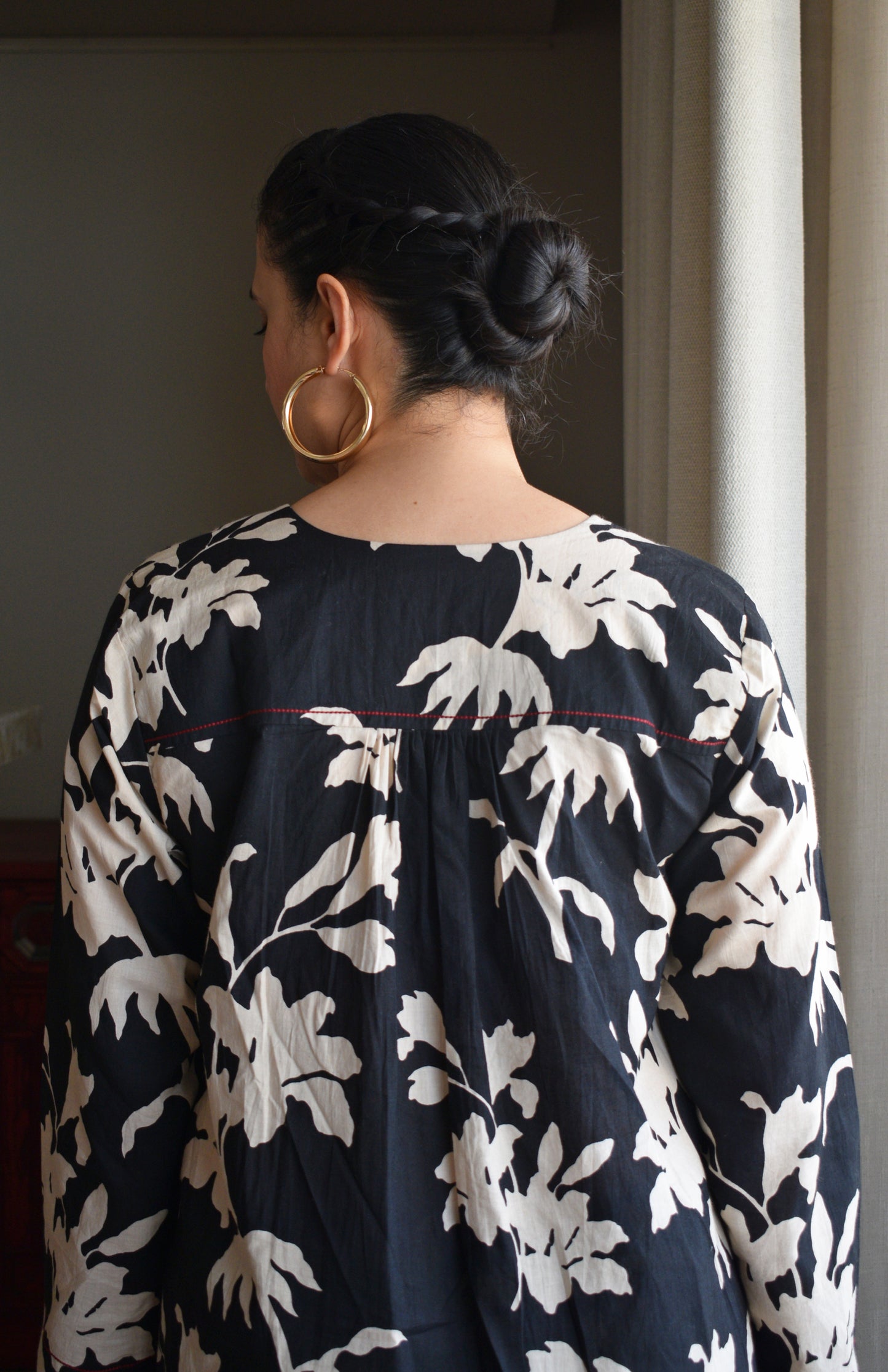 Black Floral Co-Ord Set