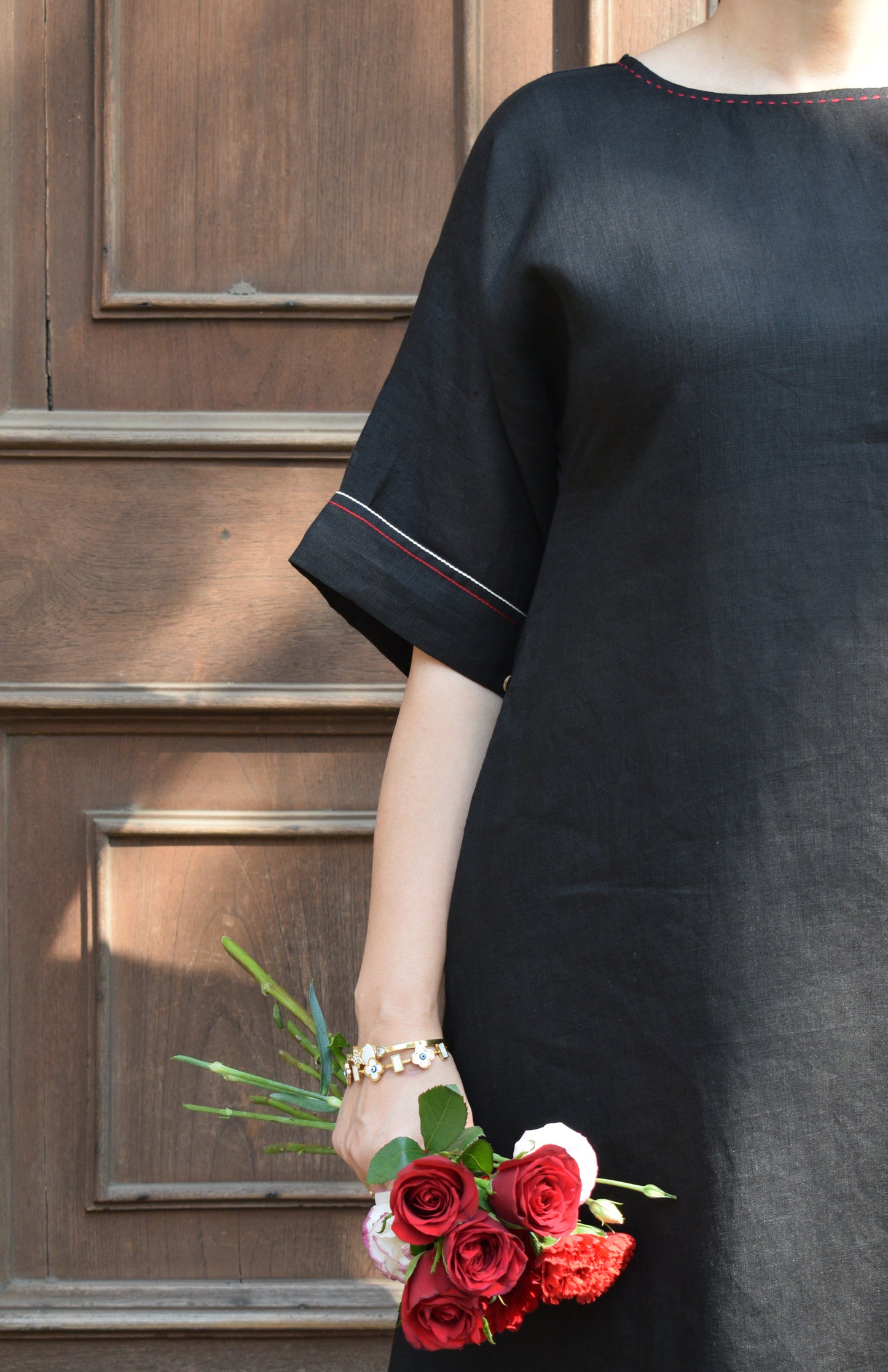 Ink Black Linen Co-ord Set