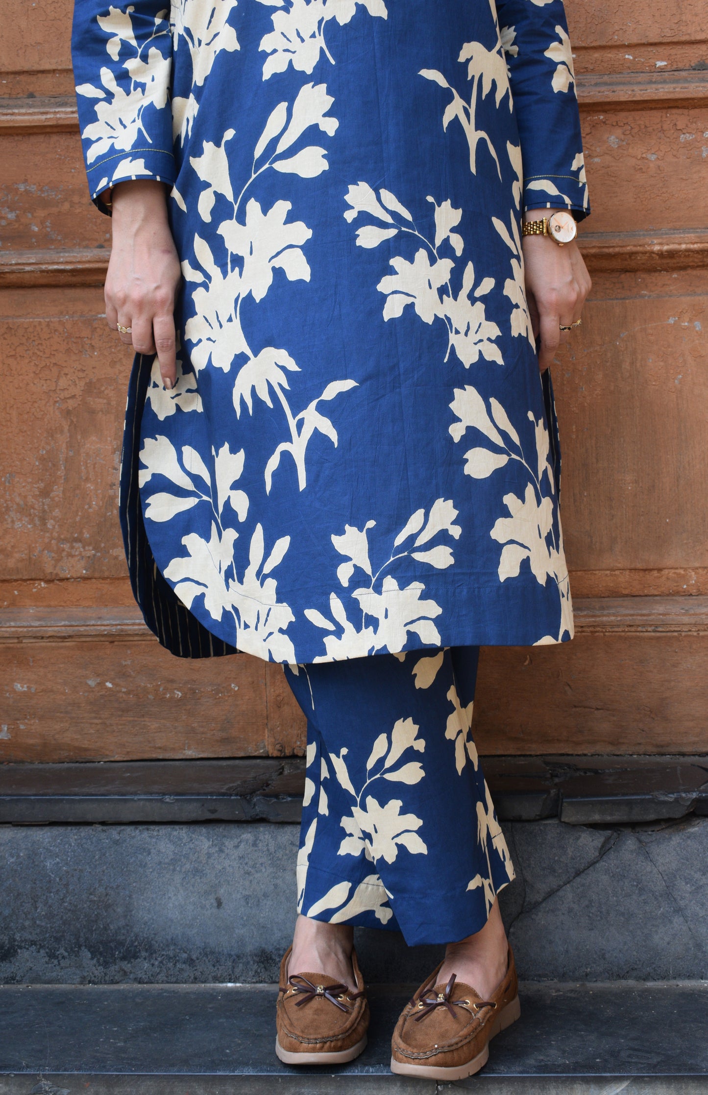 Blue Floral Co-Ord Set