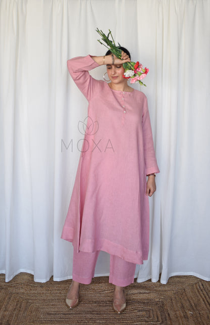 Blush Pink Linen Pants