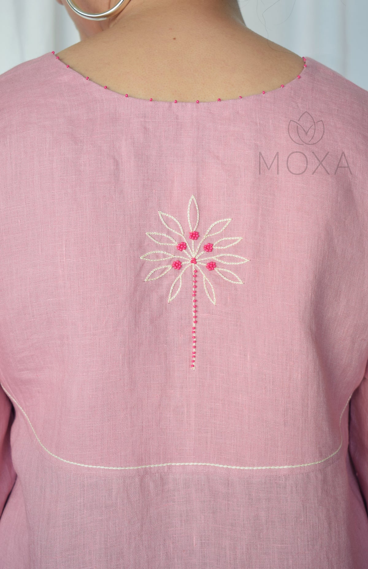 Blush Pink Linen Co-Ord Set