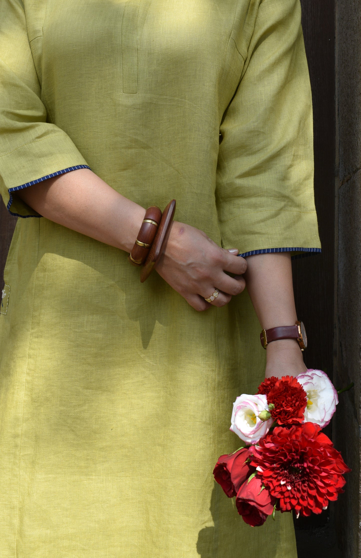 Fresh Lime Linen Co Ord Set