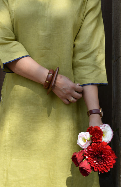 Fresh Lime Linen Co Ord Set