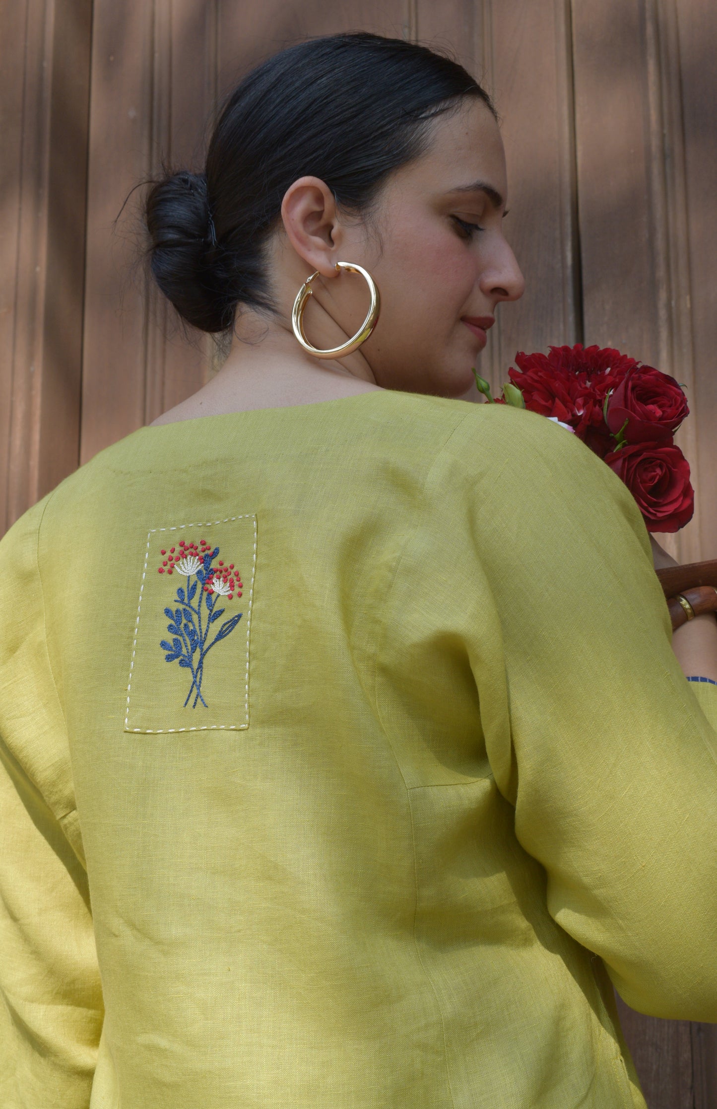 Fresh Lime Linen Co Ord Set