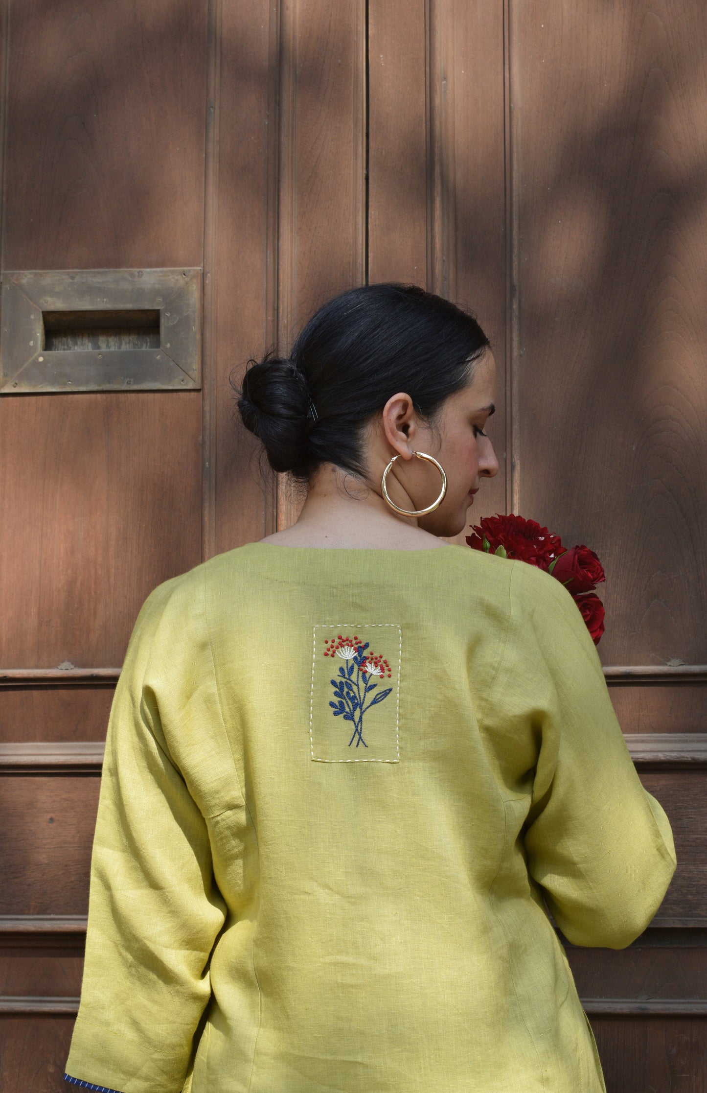 Fresh Lime Linen Co Ord Set