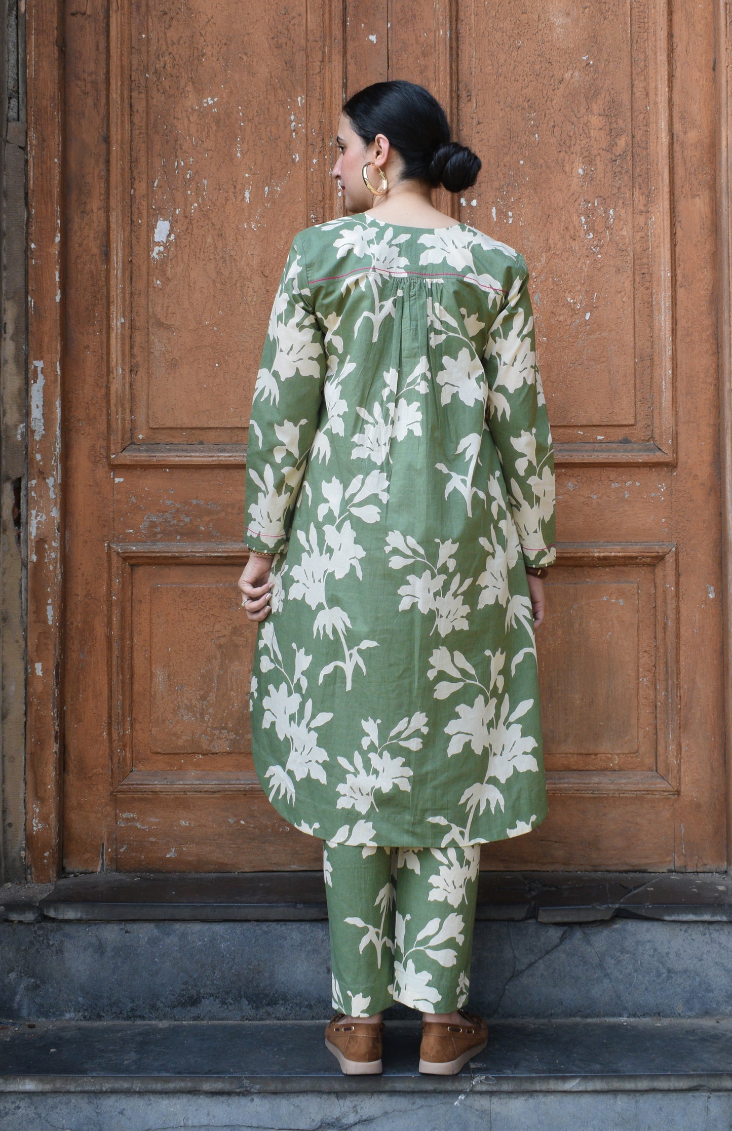 Green Floral Co-Ord Set