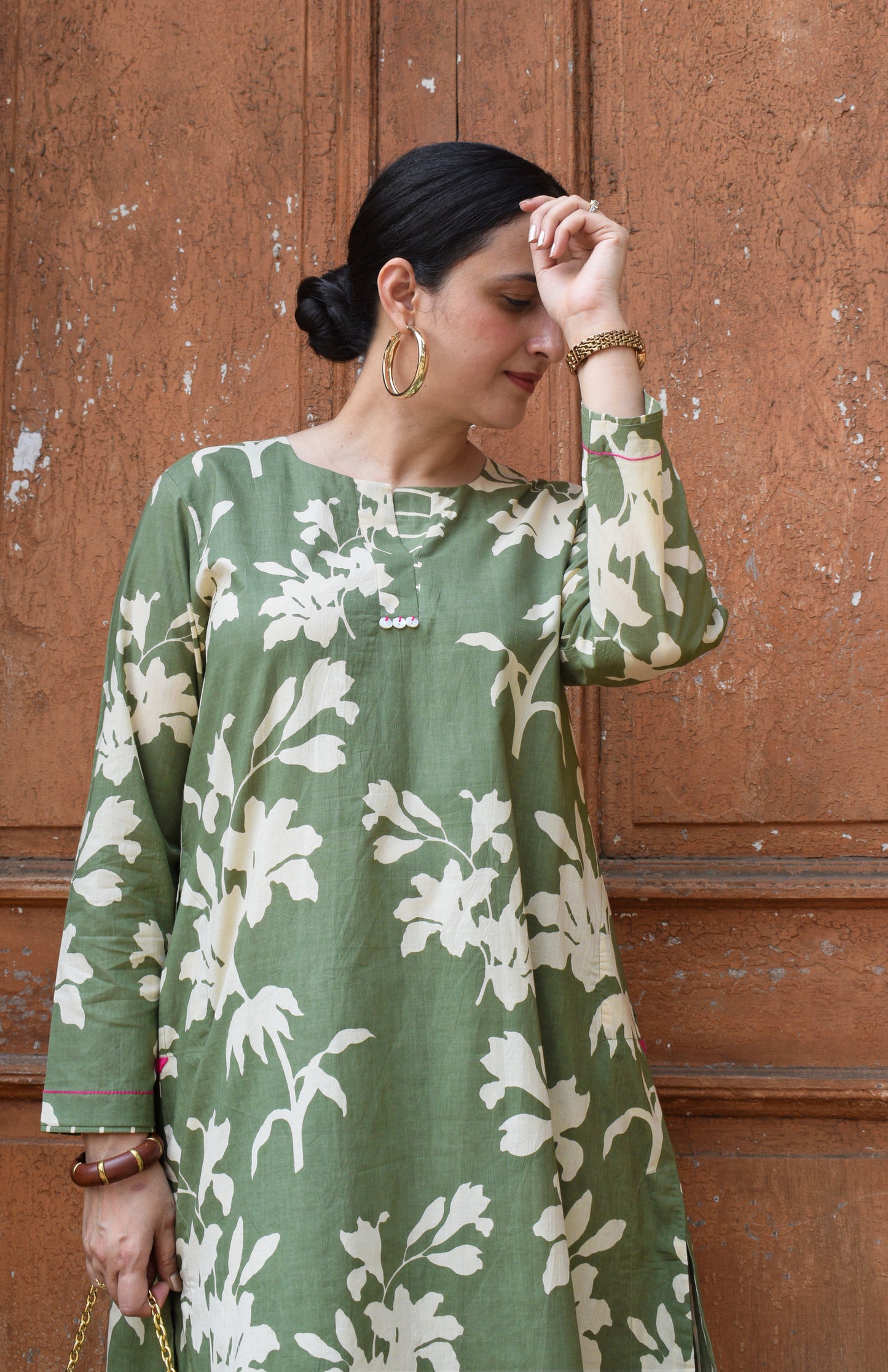 Green Floral Co-Ord Set