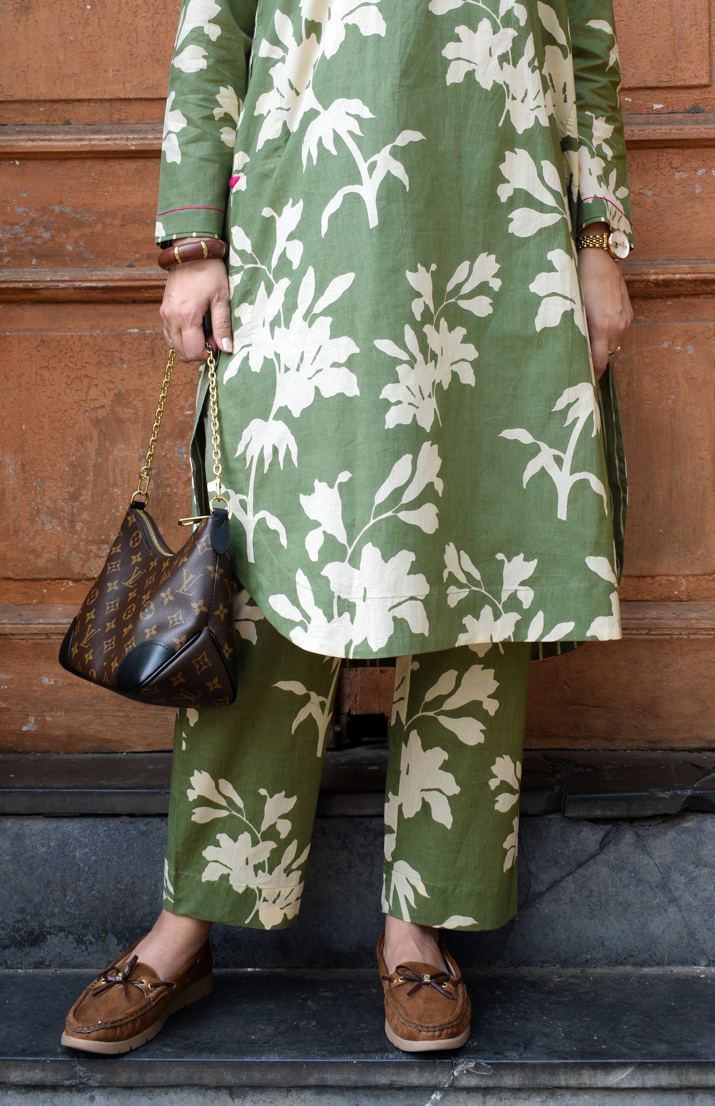 Green Floral Co-Ord Set
