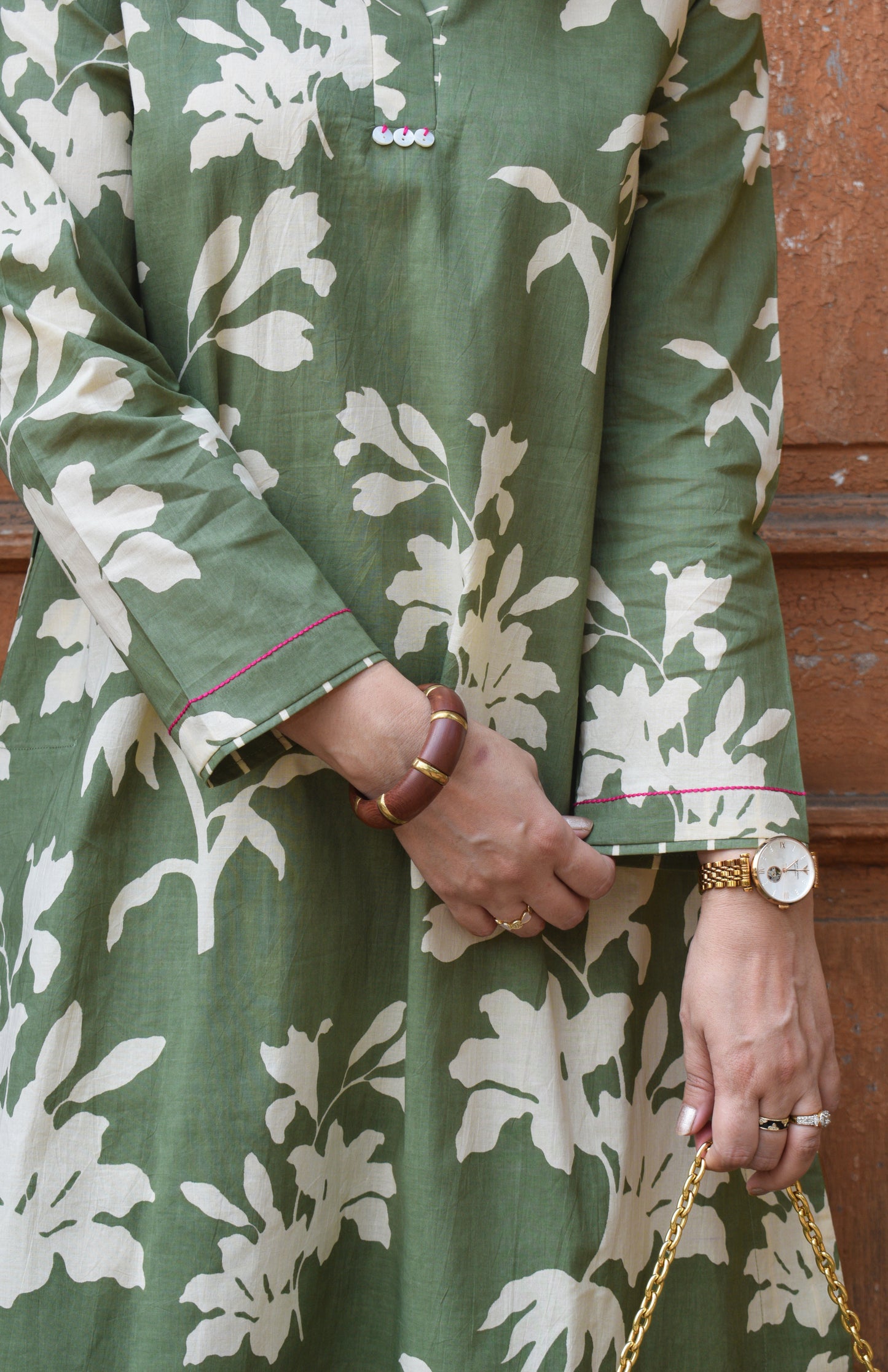 Green Floral Co-Ord Set