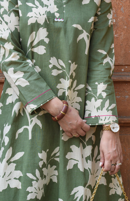 Green Floral Co-Ord Set