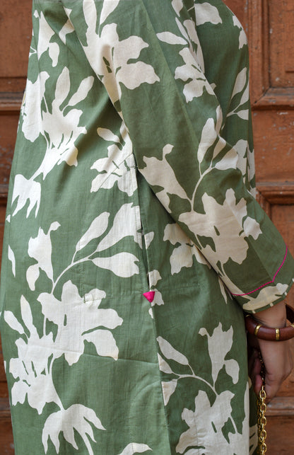 Green Floral Co-Ord Set