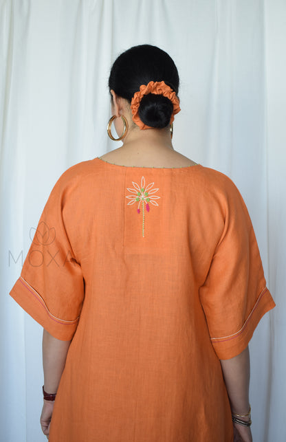 Rust Orange Linen Co-Ord Set