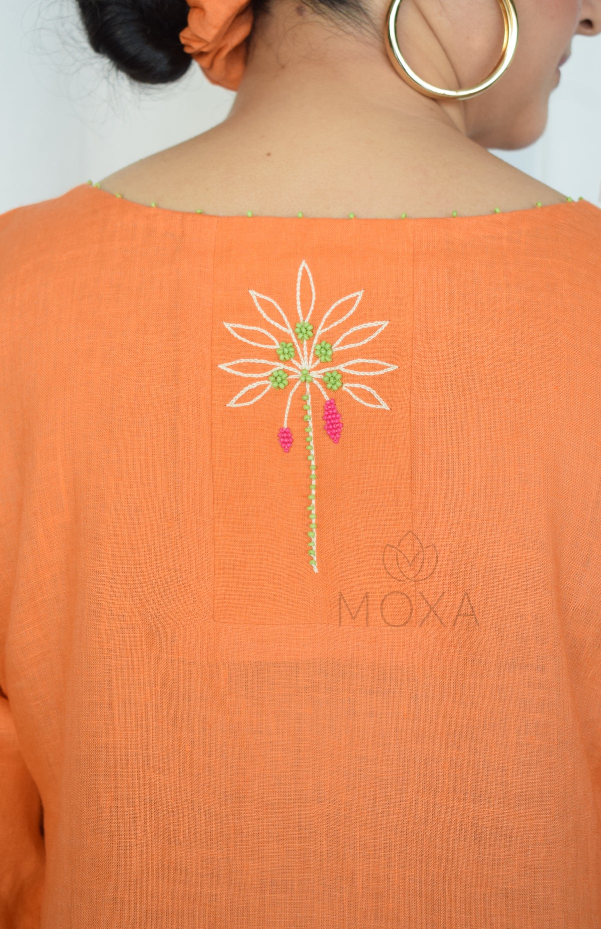 Rust Orange Linen Co-Ord Set