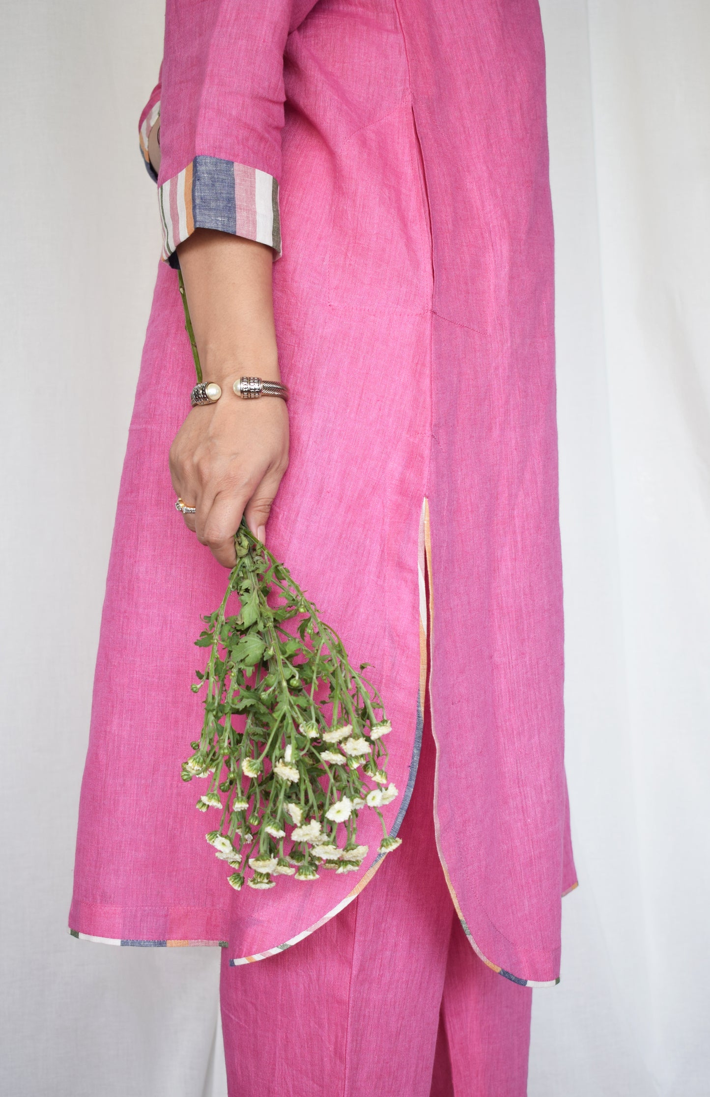 Orchid Pink Linen Co-ord Set