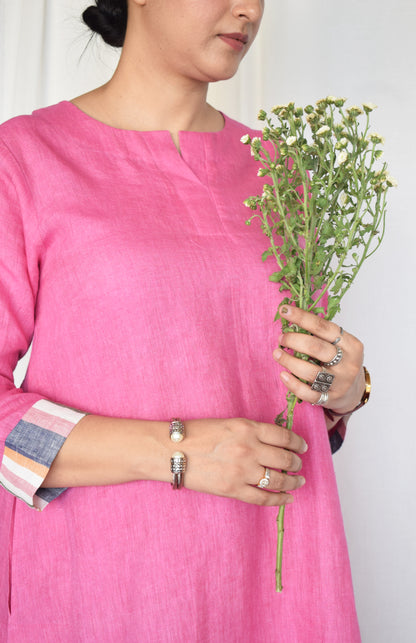 Orchid Pink Linen Co-ord Set