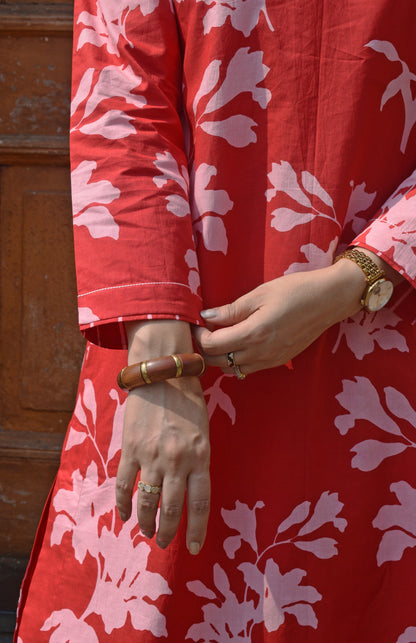 Red Floral Co-Ord Set