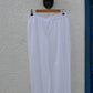 White straight leg cotton pyjama