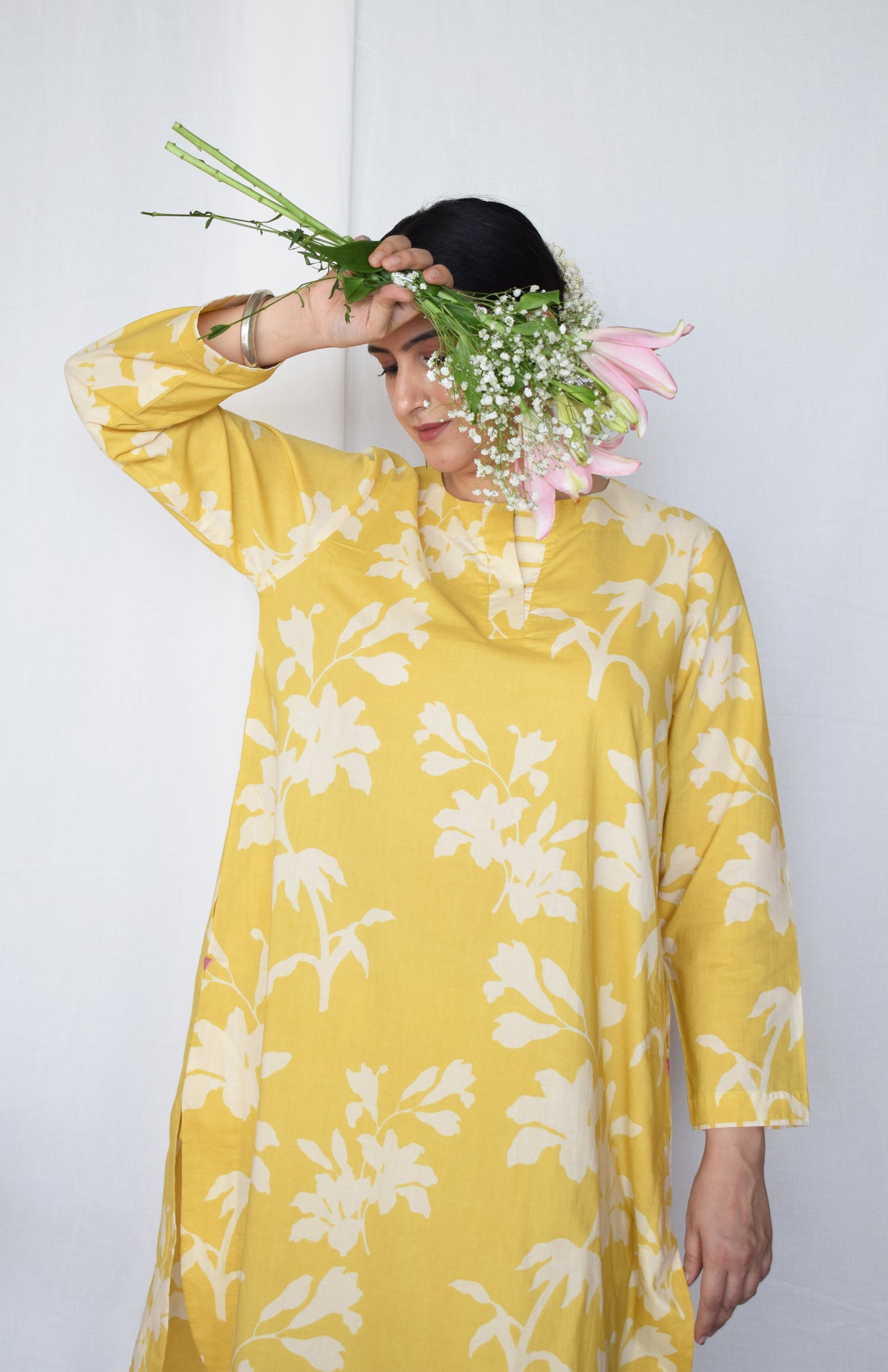 Yellow Floral Co-Ord Set