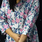 Basic Hand Block Printed Cotton Kurta with V neck