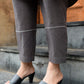 Charcoal kala cotton trousers