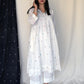 Pearl White Jamdani Phiran