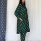 Green Ikat Antifit co-ord set